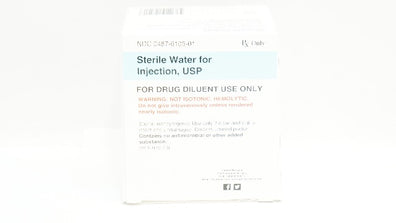 Nephron Sterile Water for Injection, USP 5 mL (x) - Box of 30